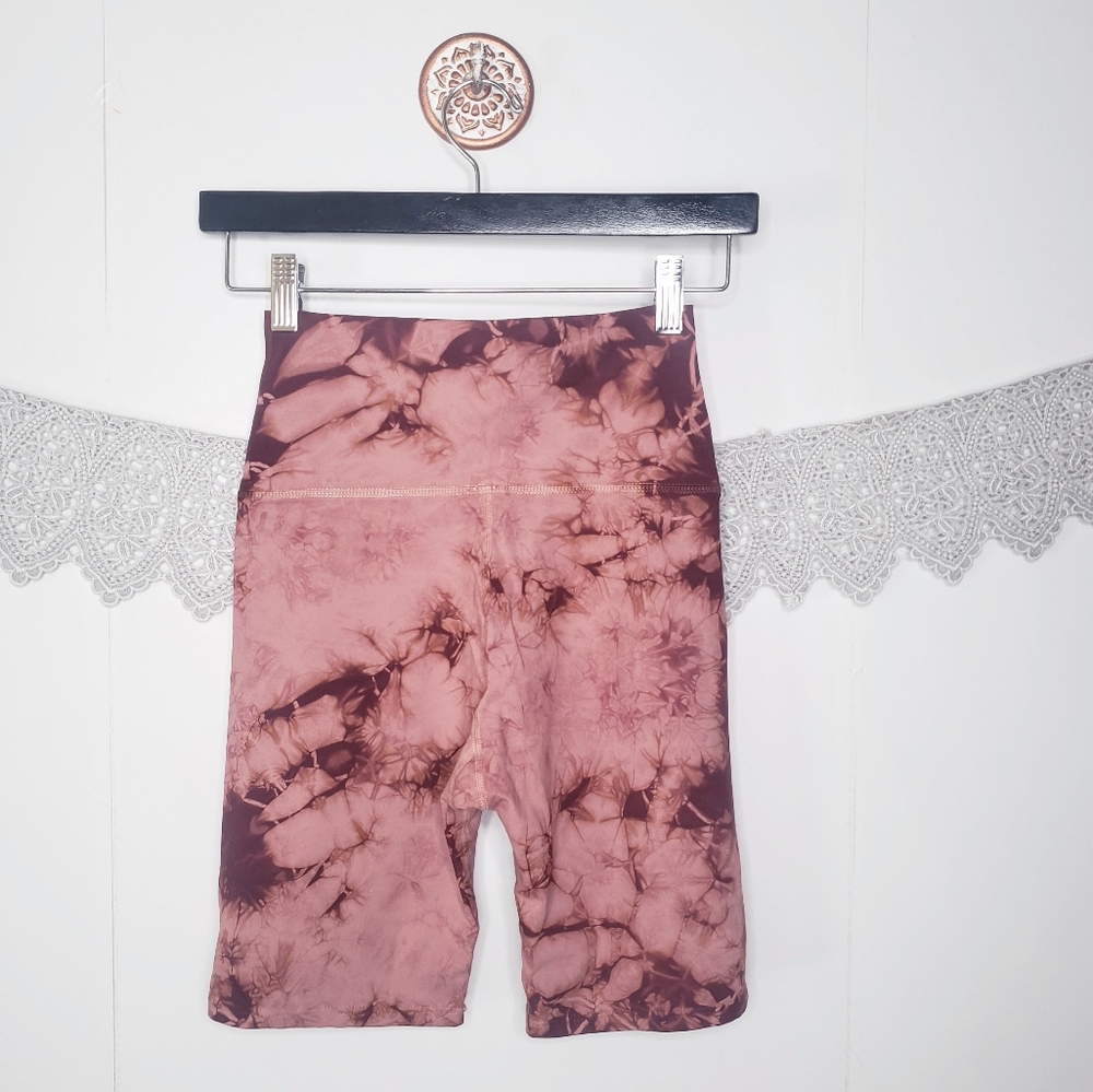 Electric & Rose tie dye high rise biker shorts small NWOT - Picture 5 of 5